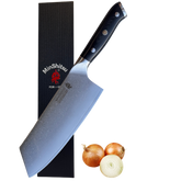 MinShitsu Premium Black Sand Cleaver Kniv