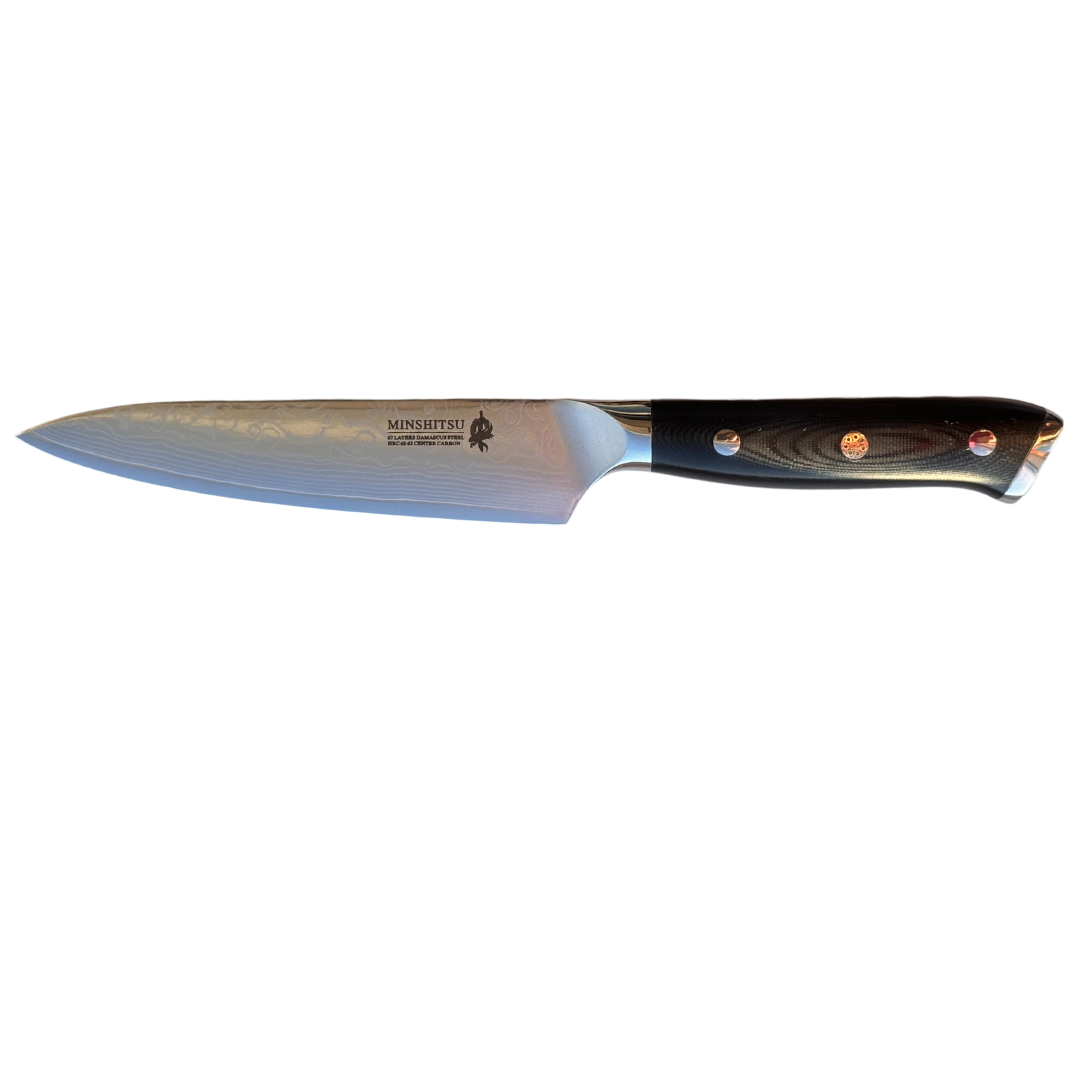 MinShitsu Premium Black Sand Knivsett