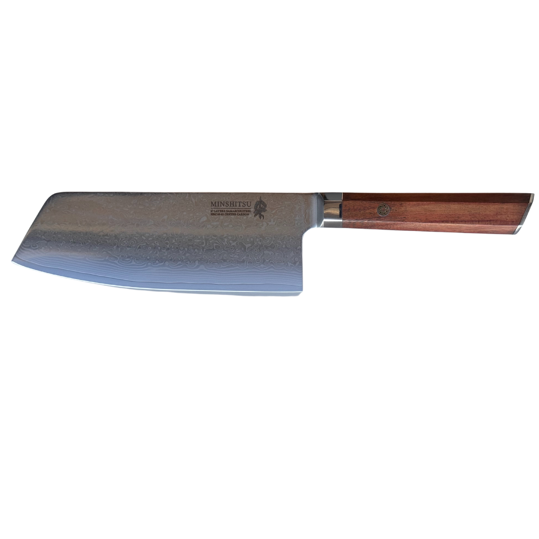 MinShitsu Premium Brown Wave 3-Kniv Sett