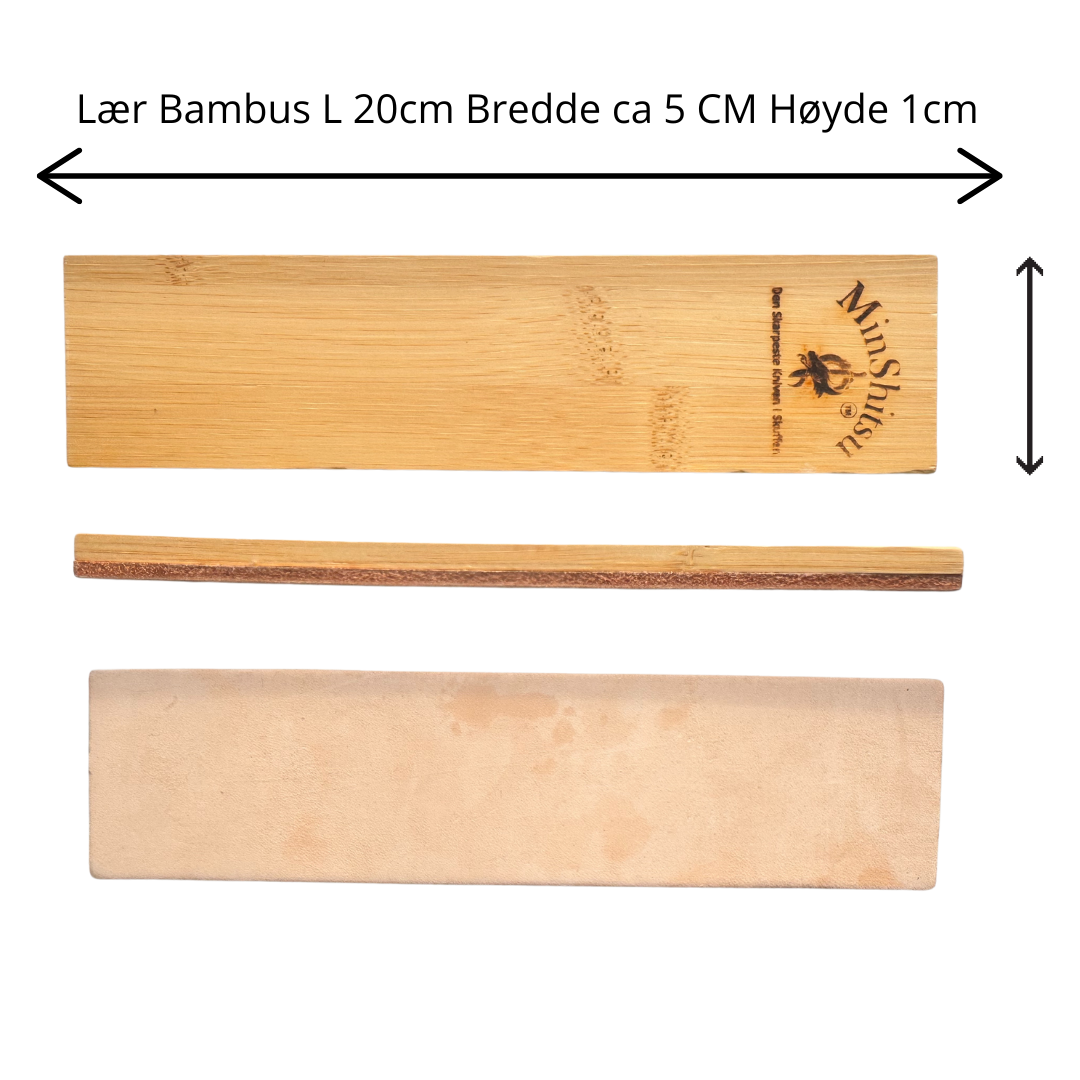 MinShitsu Lærstykke med Bambus 20cm