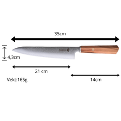 MinShitsu Premium Green Forrest Kokke Kniv