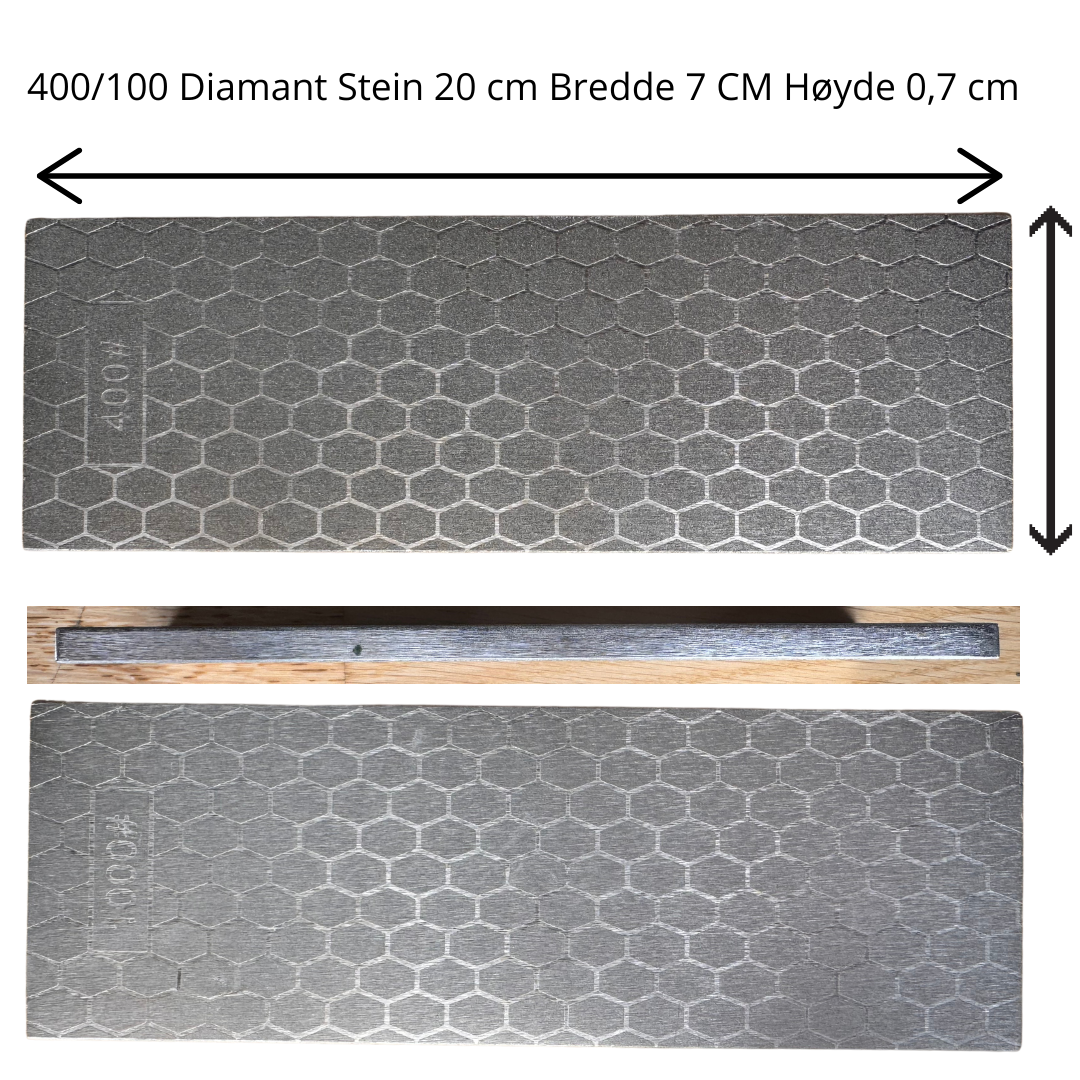 MinShitsu Profesjonell Diamant Slipe Stein 400/1000 Korn