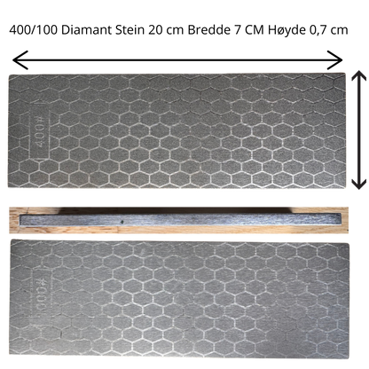 MinShitsu Profesjonell Diamant Slipe Stein 400/1000 Korn