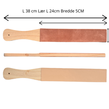 Poleringssett MinShitsu 2x Lær & 2x Slipepasta