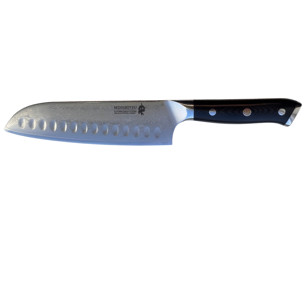 MinShitsu Premium Black Sand Santoku