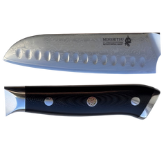MinShitsu Premium Black Sand Santoku