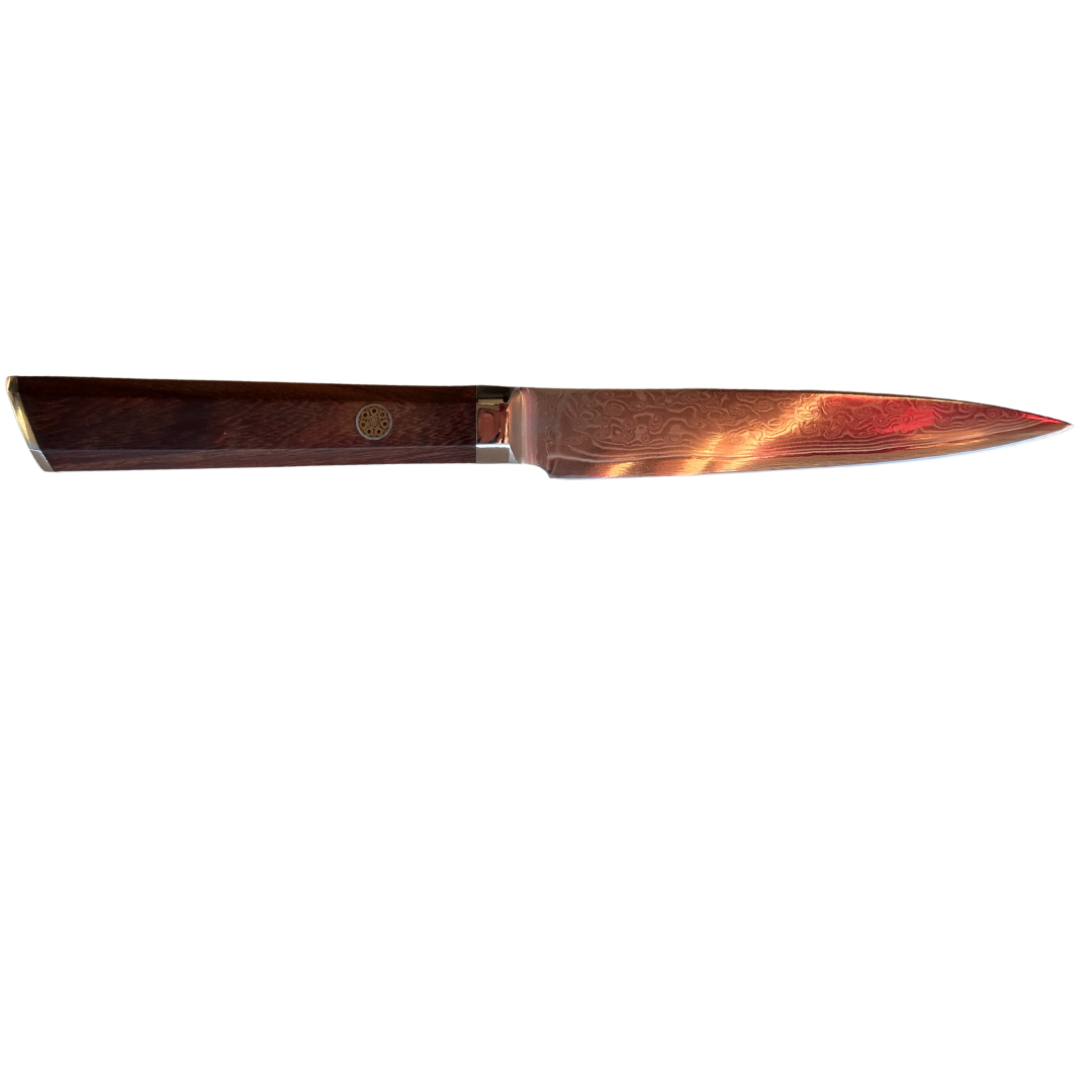 MinShitsu Premium Brown Wave Liten Forbruks Kniv