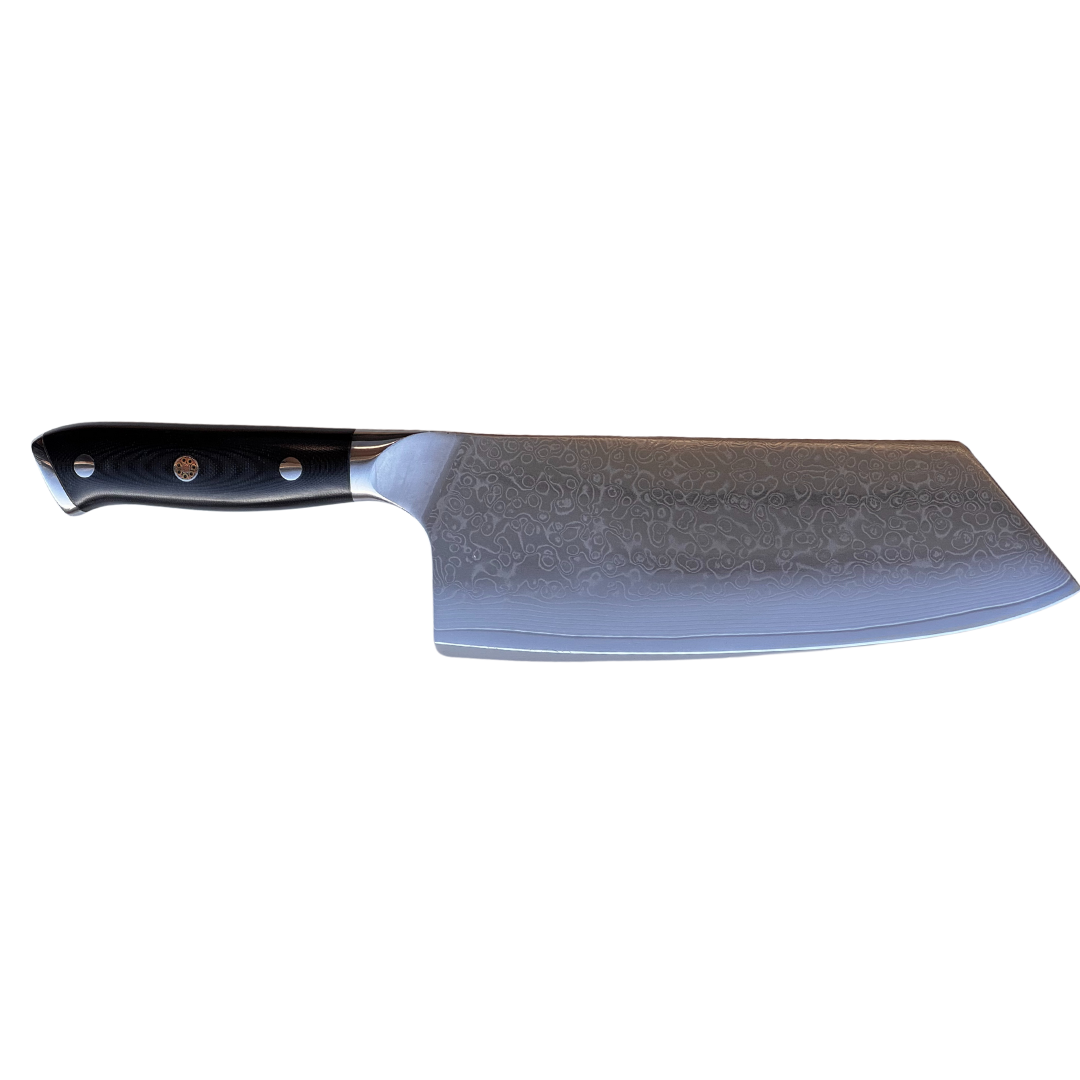 MinShitsu Premium Black Sand Cleaver Kniv