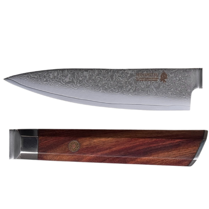 MinShitsu Premium Brown Wave 3-Kniv Sett