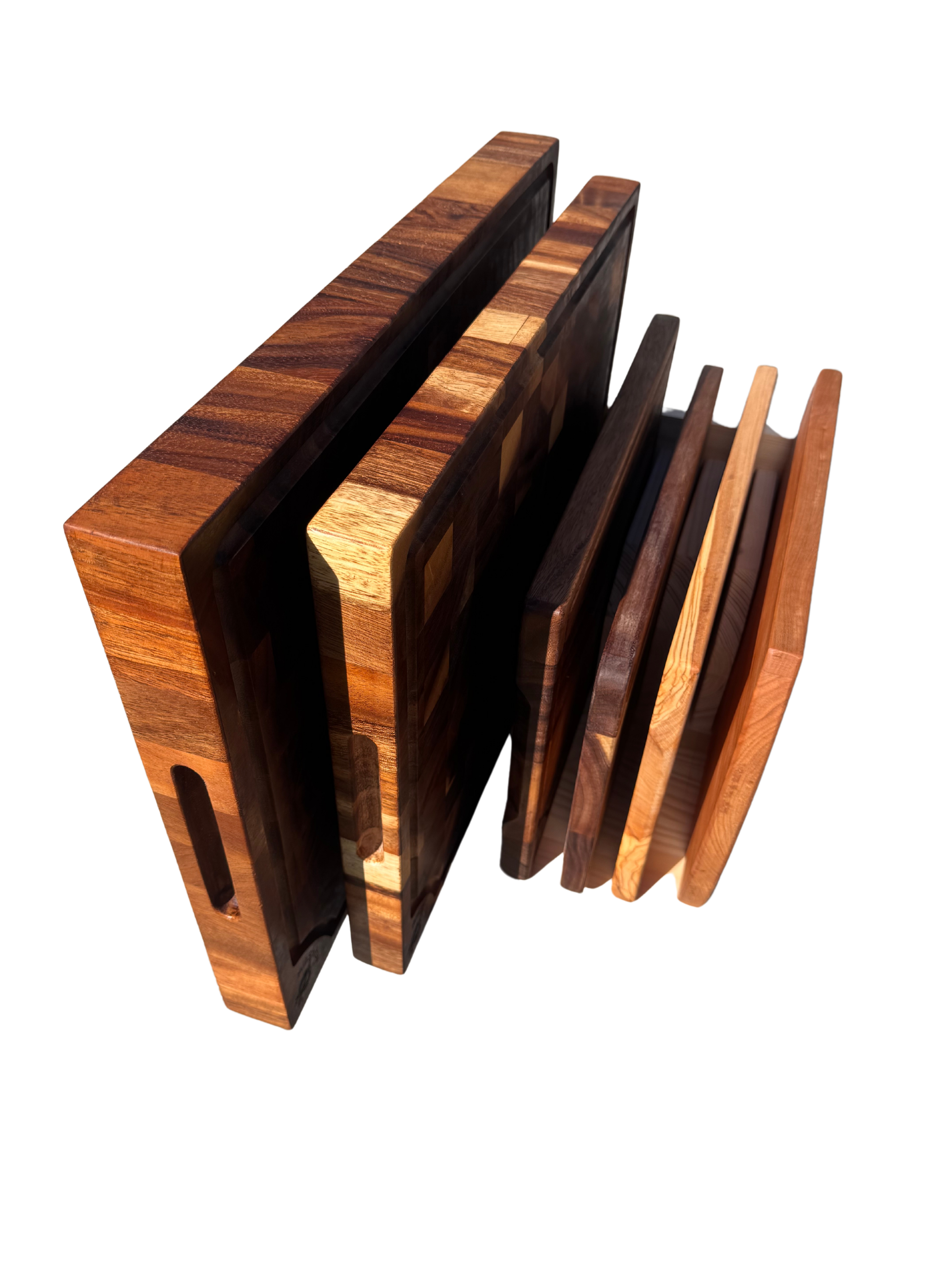 MinShitsu Premium Mahogni Skjærefjøl: Robust 2.5 cm tykkelse, med praktisk håndtak og bein.