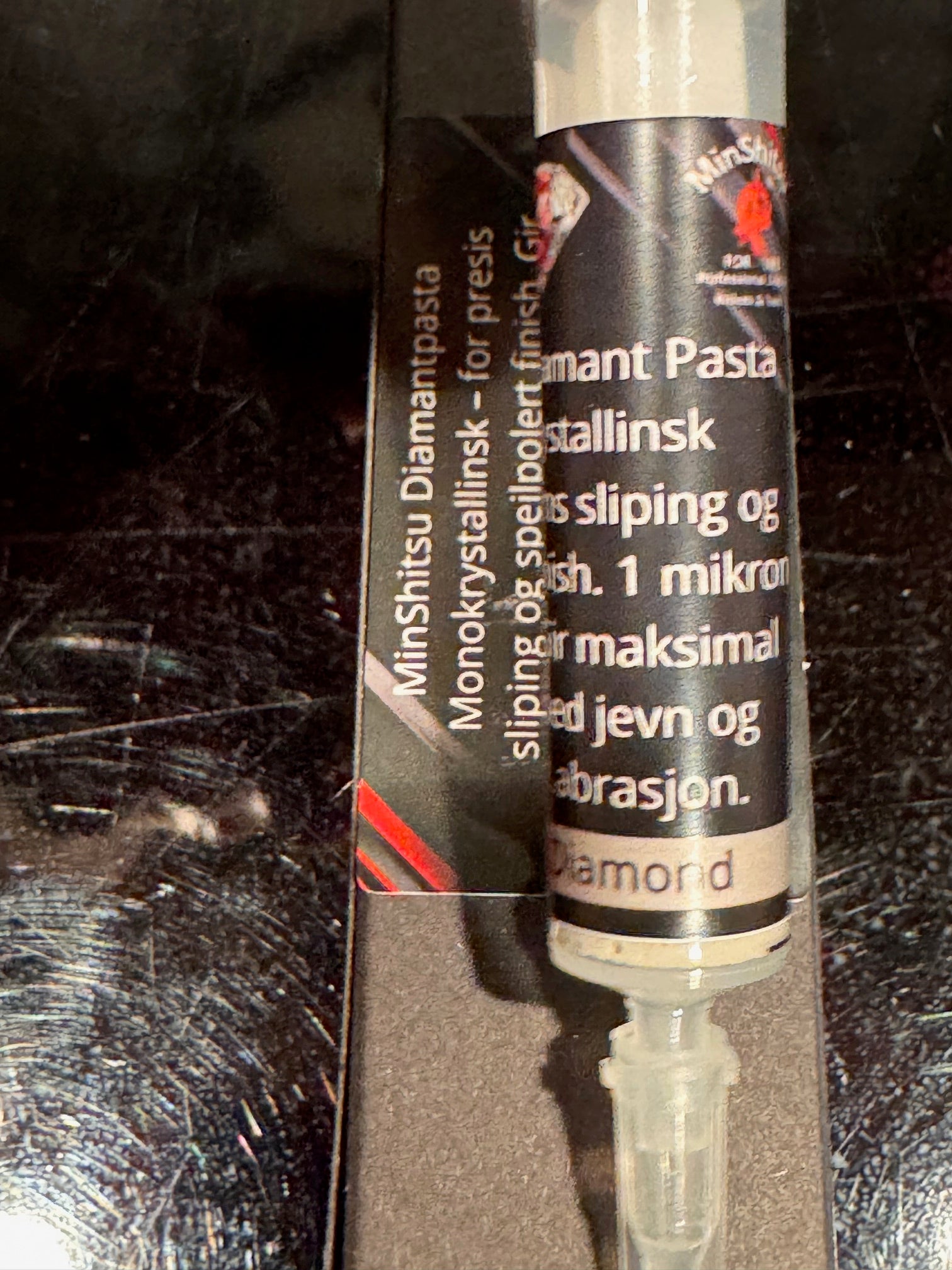 MinShitsu Diamant Slipepasta 0,5 1,3,6 mikron for kniver alt som kan poleres