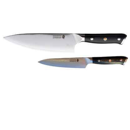 MinShitsu Premium Black Sand 2 Knivsett