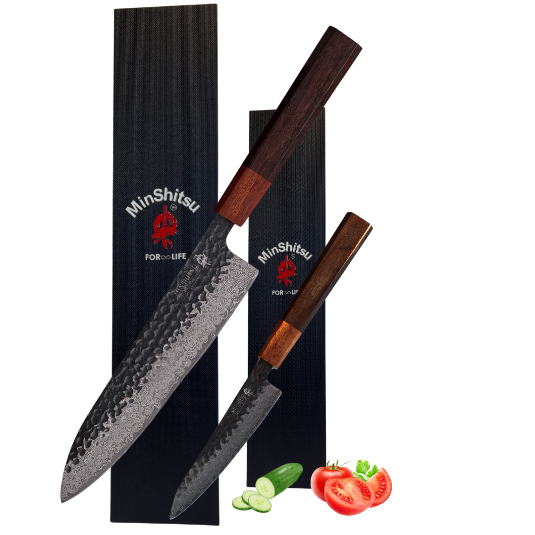 MinShitsu Premium Grey Mountain 2 Knivers Sett