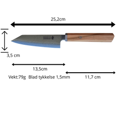 MinShitsu Green Forrest liten Forbruks Kniv