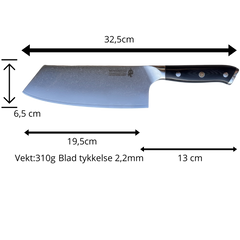 MinShitsu Premium Black Sand Knivsett 3 kniver