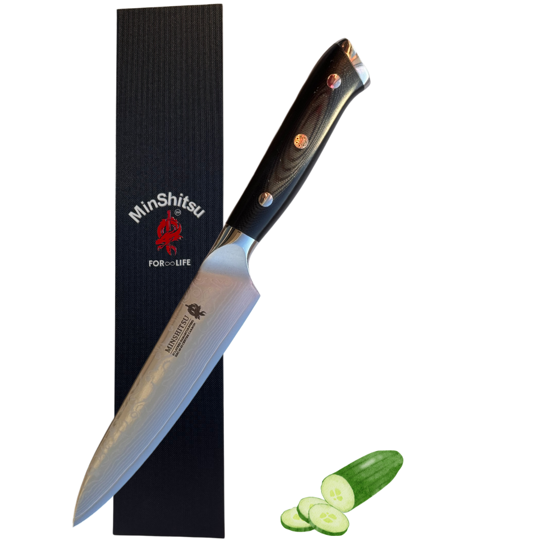 MinShitsu Premium Black Sand Liten Forbruks Kniv
