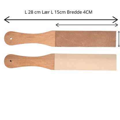 Poleringssett MinShitsu 2x Lær & 2x Slipepasta