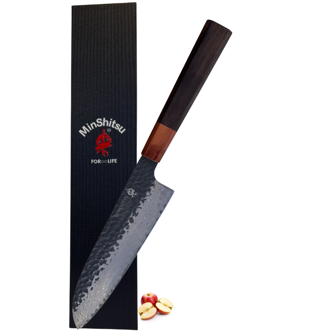 MinShitsu Premium Grey Mountain Santoku