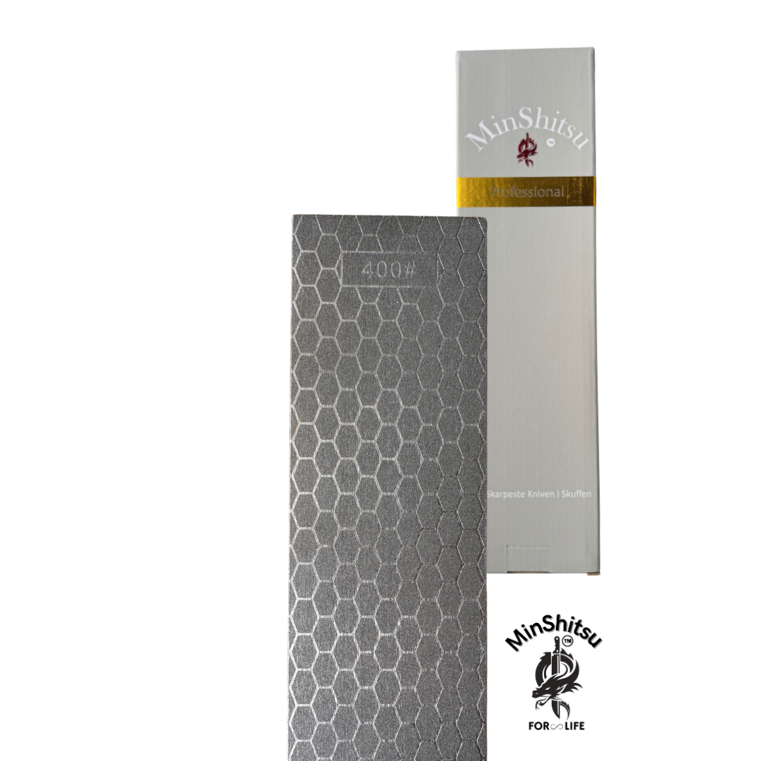 Slipe MinShitsu Profesjonell Diamant Slipe Stein 400/1000 Korn